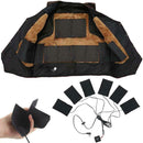 6-in-1 USB Electric Clothes Heating Pad Adjustable Clothes Pad Carbon Heating