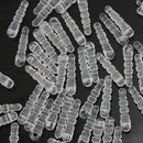 100Pcs new Clear Plastic Anti Dust Jack Plug Stopper For Cellphone 3.5mm popular