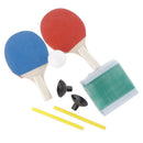 1 Pair Anti-Slip Wood Table Tennis  Pong Racket Set Double Reverse Glue