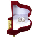 New Piano Ring Box Earring Pendant Jewelry Treasure Gift Case Wedding BD3C