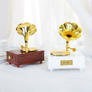 Gramophone Music Box Fur Elise Ornament Box Clockwork Phonograph Music Box