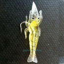 9Pcs Soft Plastic Simulation Prawn Shrimp Fishing Tackle Baits Lures Hook 4cm