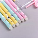 3* 0.38mm Erasable Gel Pens Blue Gel-ink Pens for Writing Office Supplies