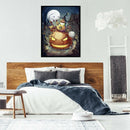 Diamond Painting Halloween Pumpkin Full Round Drill Cross Stitch (WX438)