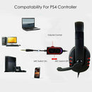 For Xbox One PS4 Nintendo Switch PC Laptop Gaming Stereo Mic Headphone Headset