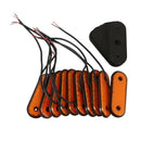 10X 20Led Yellow Side Marker Light 24V Led Rear Clearance Lamp Tail Lights