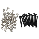 BLACK Pickup Height Adjustment Screws with Springs, Package of 12 each