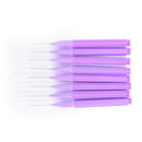 plastic toothpick soft 8pcs tooth cleaning flossing head interdental brush JR