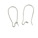 100pcs Brass Metal Kidney Earring Hook Ear Wire For Jewelry Making Findings