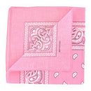 Set of 3 bandanas Paisley Man and Woman 57 x 57 cm Dark green + light green