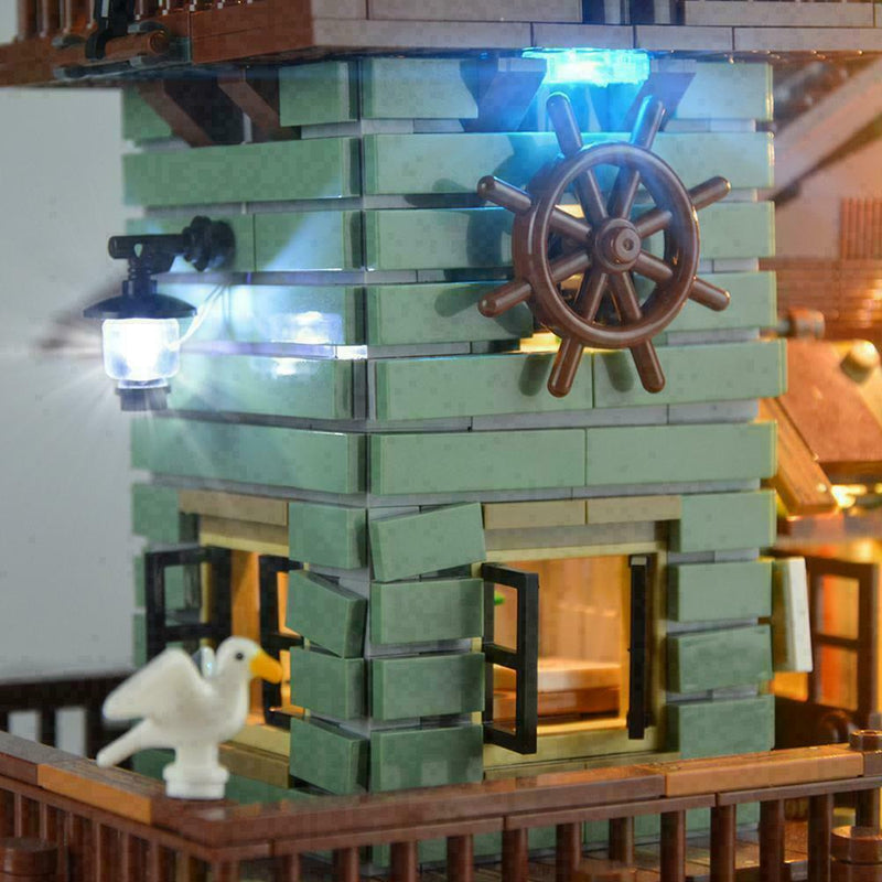 LED Lights Lighting Kits For LEGO 21310 Building Fishing Blocks Store Set M T9C2