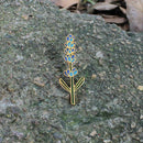 Creative Lavender Brooch Fashion Badge Backpack Jacket Decor Jewelry Gift  A