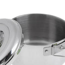 Folding Handle Stainless Steel Cooking Camping Pot For 1-2 Person