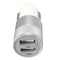 12-24V 3.1A Car LED Double USB Charger Adapter For iPhone6s 6 5s iPod SilverD7H8