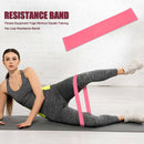 Fitness Yoga Workout Squats Training Hip Loop Resistance Bands (Pink 0.9)