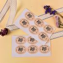 30x/5sheet Seal Stickers Gift Seal Stickers for Homemade Bakery Gift PackaginJ,a