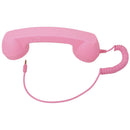 3.5mm Retro Radiation-Proof Telephone Handset Cell Phone Receiver (Pink)