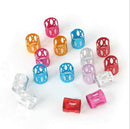 100Pcs Hair Braid Dread Dreadlock Beads Adjustable Cuff Clip 8mm Clip Metal