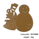 Christmas Snowman Metal DIY Cutting Die Stencil for Scrapbooking Craft  A
