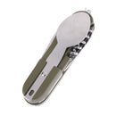 Camping-hiking spoon fork bottle opener portable pocket folding multi tool FT