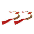 Qing Dynasty Red Chinese Knot Luck Coins Wealth Home Decor Ornament style 8