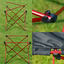 Folding Aluminum Camping Picnic Table Dining Desk Outdoor Gear Red