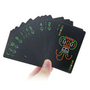 1 Set Black Luminous Playing Cards Glow In The Dark Bar KTVB Ew