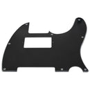 Black 3 PLY Electric Guitar Humbucker Pickup Cut Pickguards For Tele Style Z9D1