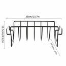 Portable Non-Stick Coating Barbecue Grill Rack Steak Rack Non-Stick Barbecu S2W7