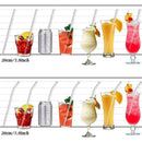 Heat-Resistant Environmental Protection Glass Straw Pipe Straight Favor Ben X5B6