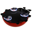Convenient Bathroom Toothbrush Stuff Ladybug Wall Suction Holder-Red