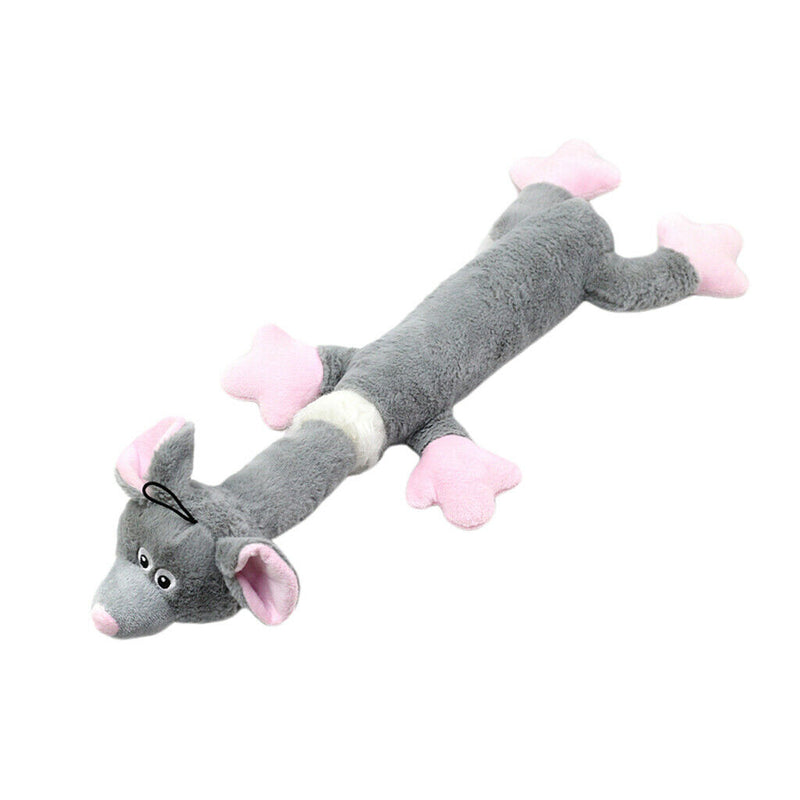 Pets Chewing Toys with Squeakers for Small Dogs & Large Dogs - Gray Mouse
