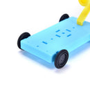 Science Physical Experiments Homemade Balloon Recoil Car DIY Materials For Kid3c