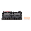 New Cooling Dual Fan Heatsink Module Kit For Raspberry Pi 2B 3BSEAU