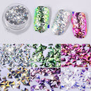 6 Colors Holographic Chunky Triangle Glitter Sequins Beauty Festival Glitter