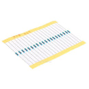600pcs 30 Kinds Each Value Metal Film Resistor Pack 1/4W 1% Resistor Kit Set Lot