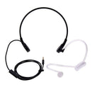 1pin 3.5mm Throat Mic Microphone Covert Acoustic Tube Earpiece Headset For