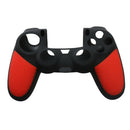 Soft Silicone Gel Cover Case For PlayStation 4  Gamepad Controller Red Color