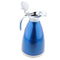 1.5L Stainless Steel Tea Water Pot Double-Wall Insulated Coffee Carafe Blue