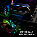 Cooler Master MF120 12cm DC 12V ARGB 4-Pin PWM Quiet Fan for Computer Case