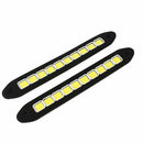 2Pcs 12V 20W Waterproof LED Daytime Running Light DRL COB Strip Lamp Fog Car New