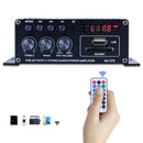 Home Car Mini Audio Power Amplifier Amp Speaker Bluetooth 12V Low Distortion