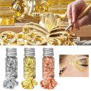 3 Bottles Multifunction Gel Polish DIY Shredded Manicure Nail Art Foil Flakes