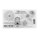 Silicone Transparent Seals Clear Stamps Flower for DIY Scrapbooking Photo
