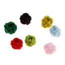 100pcs Crochet Ball Chinese Knot Loose Spacer Beads Sewing Accessories for