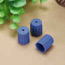 5pcs Air Conditioner Charging Port Service Cap Protective Dust Cap Blue