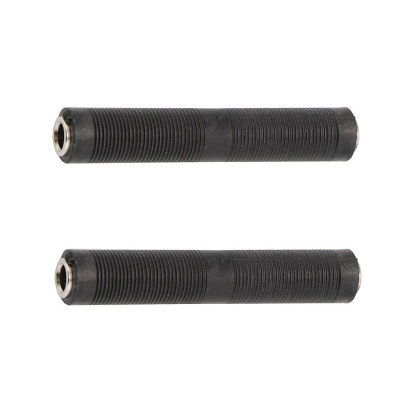 2 Pack of 1/4'' TRS Female to 1/4'' TRS Female Coupler