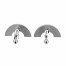 Pair of Stylish Colorful Rainbow Shape Copper Alloy Cufflinks For Men