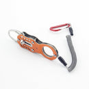Fish Grip Outdoor Portable Lock Fishing Tackle Tools Fish Lip Clip Folding