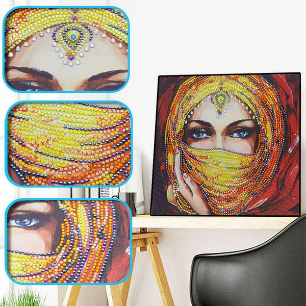 5D DIY Special Shaped Diamond Painting Beauty Cross Stitch Mosaic Craft Kit